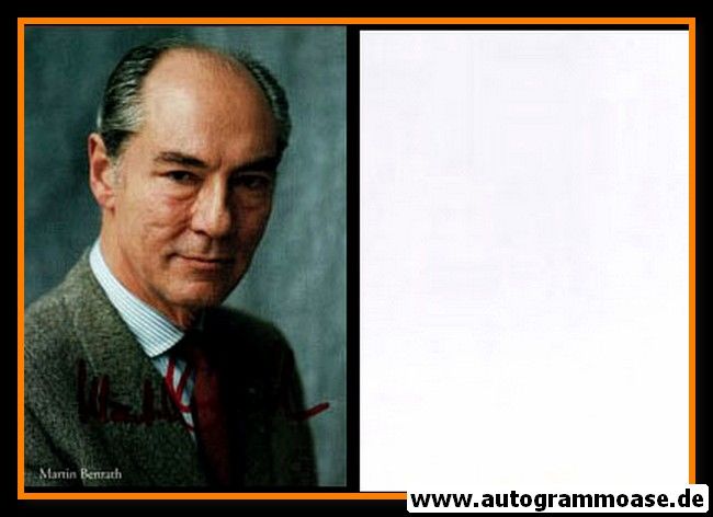 Autogramm Schauspieler | Martin BENRATH | 1980er (Portrait Color)
