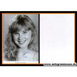 Autogramm Schauspieler | Nadine NEUMANN | 1980er (Portrait SW) 