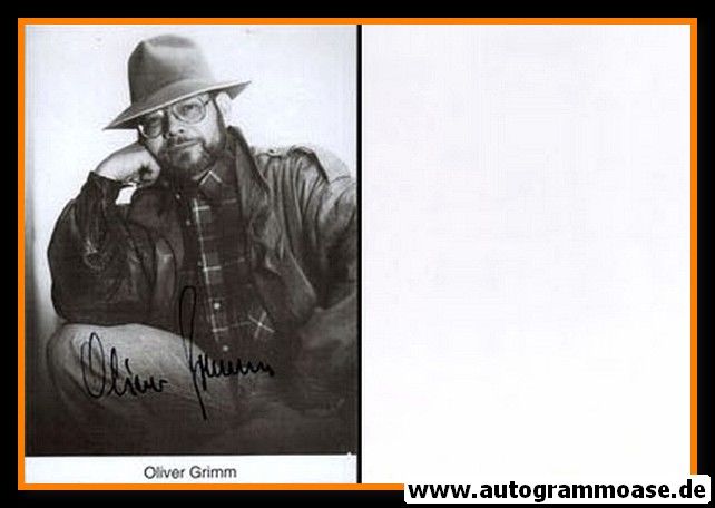 Autogramm Schauspieler | Oliver GRIMM | 1980er (Portrait SW) 2