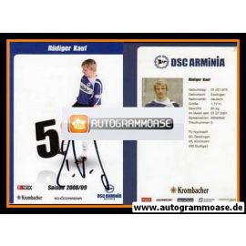 Autogramm Fussball | DSC Arminia Bielefeld | 2008 | Rüdiger KAUF