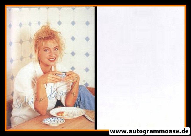 Autogramm Schauspieler | Sabine KAACK | 1980er (Portrait Color) 2