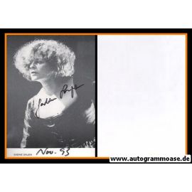 Autogramm Schauspieler | Sabine SINJEN | 1980er (Portrait SW) 2