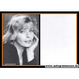 Autogramm Schauspieler | Senta BERGER | 1980er (Portrait SW)