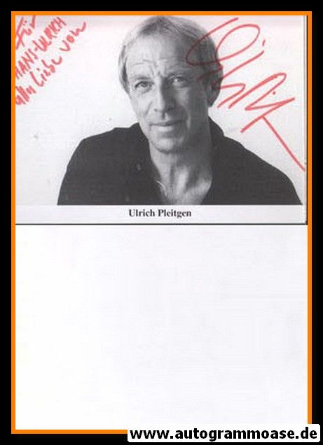 Autogramm Schauspieler | Ulrich PLEITGEN | 1980er (Portrait SW) 3