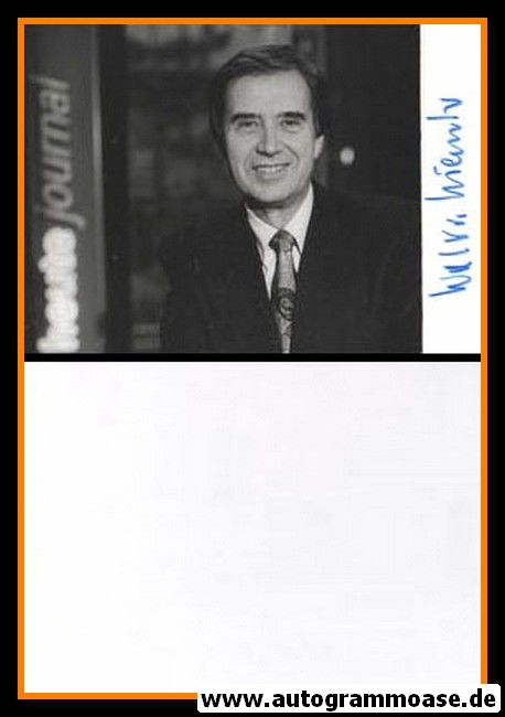 Autogramm TV | ZDF | Wolf VON LOJEWSKI | 1990er Foto (Portrait SW)
