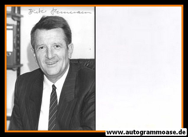 Autogramm Politik | CDU | Dieter HECKELMANN | 1990er Foto (Portrait SW)