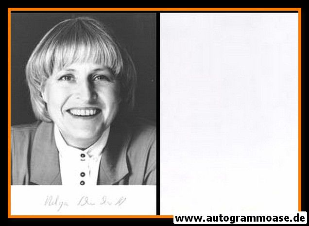 Autogramm Politik | FDP | Helga SCHUCHARDT | 1990er Foto (Portrait SW)