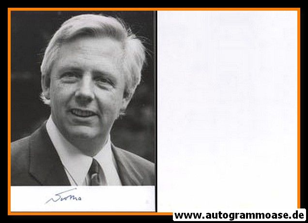 Autogramm Politik | CDU | Klaus VON TROTHA | 1990er Foto (Portrait SW)