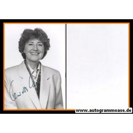 Autogramm Politik | DDR | Christa LUFT | 1990er Foto (Portrait SW)