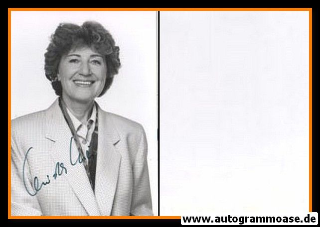 Autogramm Politik | DDR | Christa LUFT | 1990er Foto (Portrait SW)