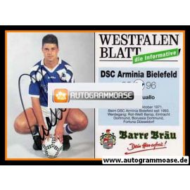 Autogramm Fussball | DSC Arminia Bielefeld | 1995 | Peter QUALLO