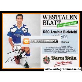 Autogramm Fussball | DSC Arminia Bielefeld | 1995 | Thomas STRATOS