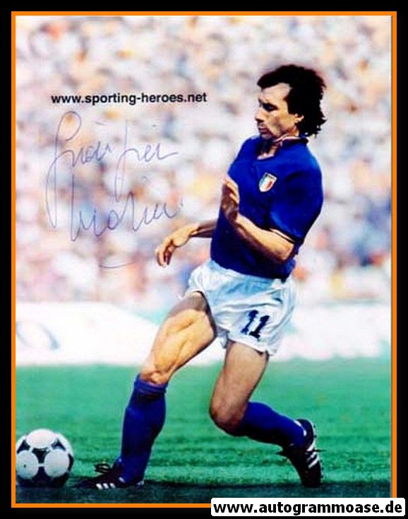 Autogramm Fussball | Italien | 1980er Foto | Giampiero MARINI (Spielszene Color)