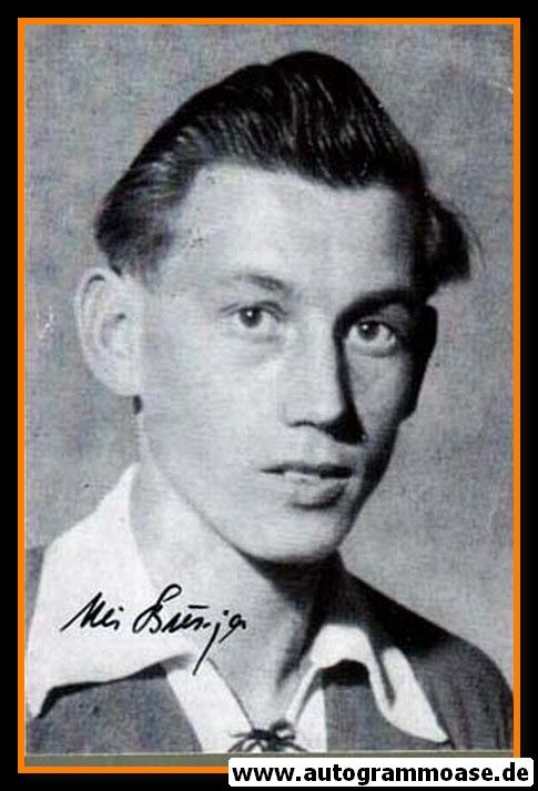 Autogramm Fussball | DFB | 1950er Foto | Ulrich BIESINGER (Portrait SW) 1