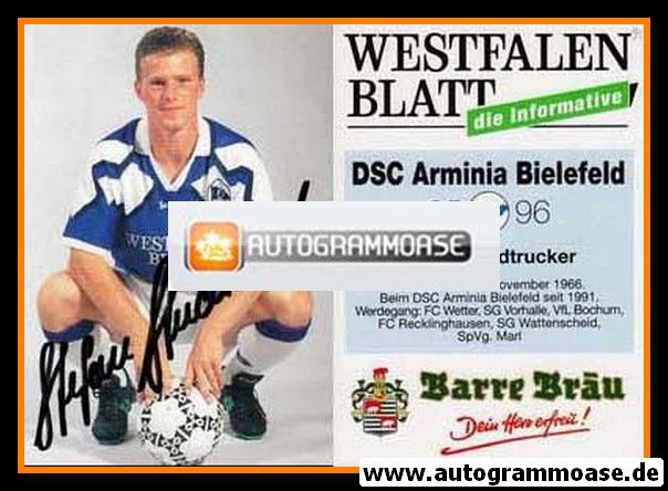 Autogramm Fussball | DSC Arminia Bielefeld | 1995 | Stefan STUDTRUCKER
