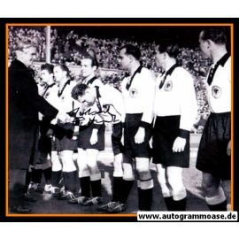 Mannschaftsfoto Fussball | DFB | 1954 WM + AG Herbert ERHARDT (England) 1