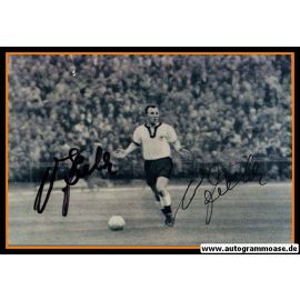 Autogramm Fussball | DFB | 1950er Foto | Uwe SEELER (Spielszene SW)