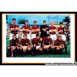 Mannschaftsfoto Fussball | AC Mailand | 1967 Foto + 2 AG (RIVERA + SCHNELLINGER)