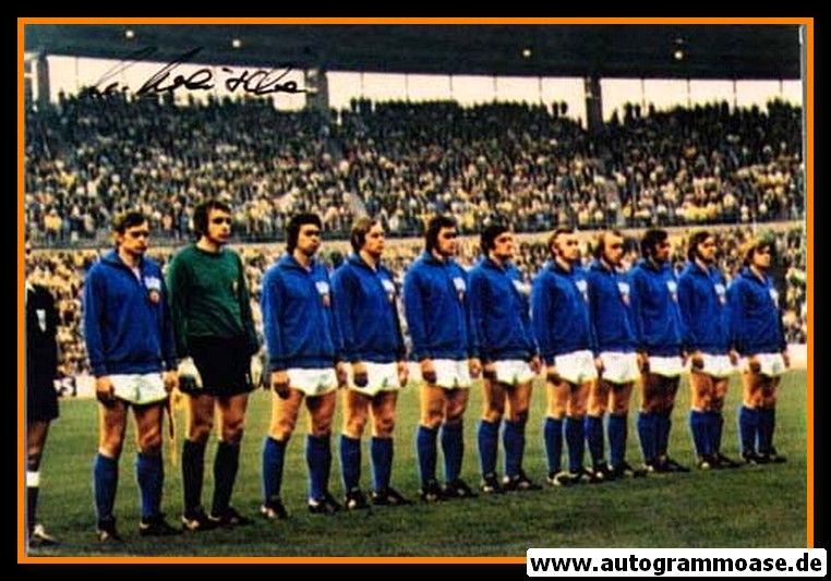 Mannschaftsfoto Fussball | DDR | 1974 WM + AG Hans-Jürgen KREISCHE