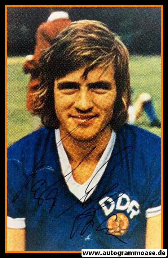 Autogramm Fussball | DDR | 1970er Foto | Martin HOFFMANN (Portrait Color) 2