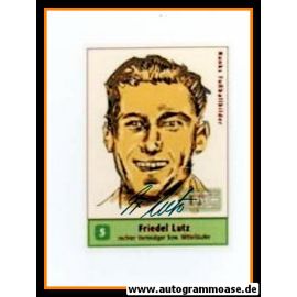 Autogramm Fussball | Eintracht Frankfurt | 1959 Foto | Friedel LUTZ (Zeichnung Hanks)