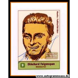 Autogramm Fussball | Eintracht Frankfurt | 1959 Foto | Eckehard FEIGENSPAN (Zeichnung Hanks)