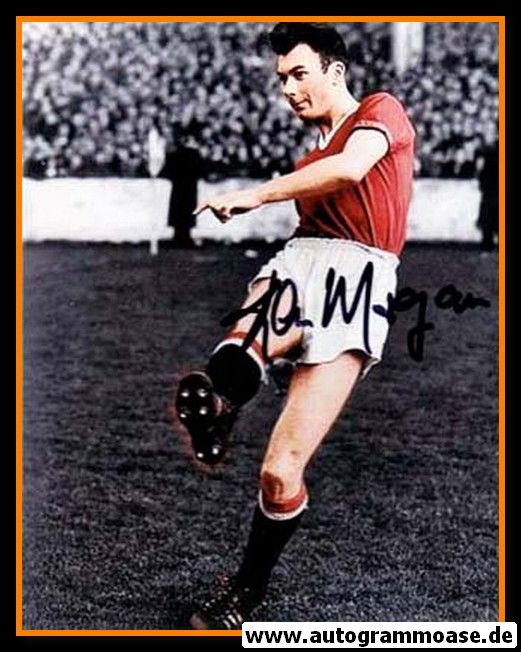 Autogramm Fussball | Manchester United | 1950er Foto | Kenny MORGANS (Spielszene Color)
