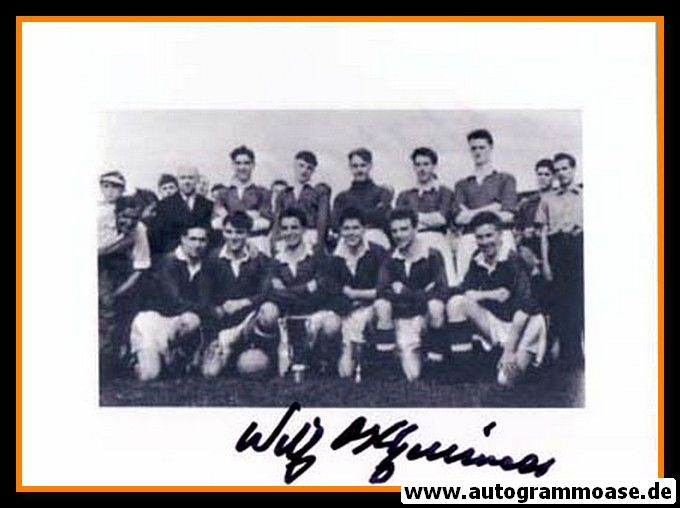 Mannschaftsfoto Fussball | Manchester United | 1954 + AG Wilf McGUINESS