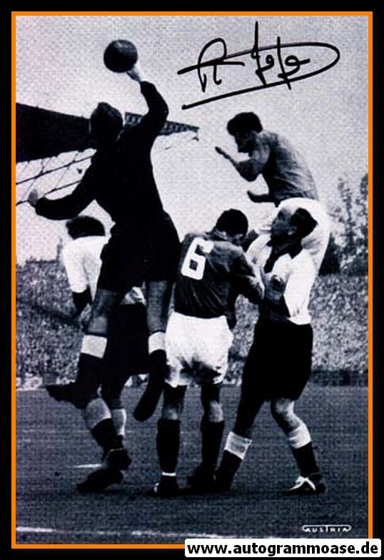 Autogramm Fussball | Frankreich | 1952 Foto | Raymond KOPA (Spielszene DFB) 2
