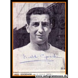 Autogramm Fussball | Leeds United | 1960er | Freddie GOODWIN (Portrait SW)