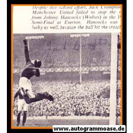 Autogramm Fussball | Manchester United | 1949 | Jack CROMPTON (Spielszene SW)
