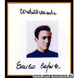 Autogramm Fussball | Italien | 1950er Foto | Emilio CAPRILE (Portrait Color)
