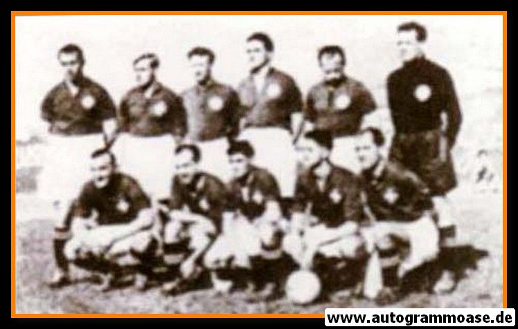 Mannschaftsfoto Fussball | Schweiz | 1950 WM + AG Jacques FATTON (Jugoslawien)
