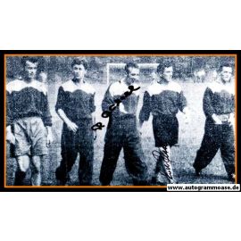 Autogramme Fussball | DFB | 1955 Foto | Erich RETTER + Hans ECKEL (Gruppenbild UdSSR)