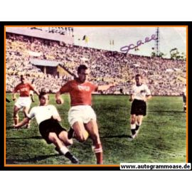 Autogramme Fussball | DFB | 1955 Foto | Gerd HARPERS + Hans ECKEL (Spielszene UdSSR)