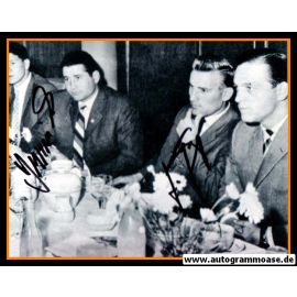 Autogramme Fussball | DFB | 1958 WM Foto | Horst SZYMANIAK + Günter JÄGER (Essen)