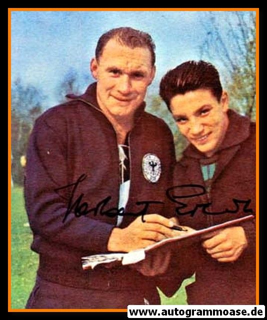Autogramm Fussball | DFB | 1960er Foto | Herbert ERHARDT (Portrait Color Harpers)