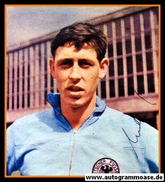 Autogramm Fussball | DFB | 1960er Foto | Jürgen KURBJUHN (Portrait Color)