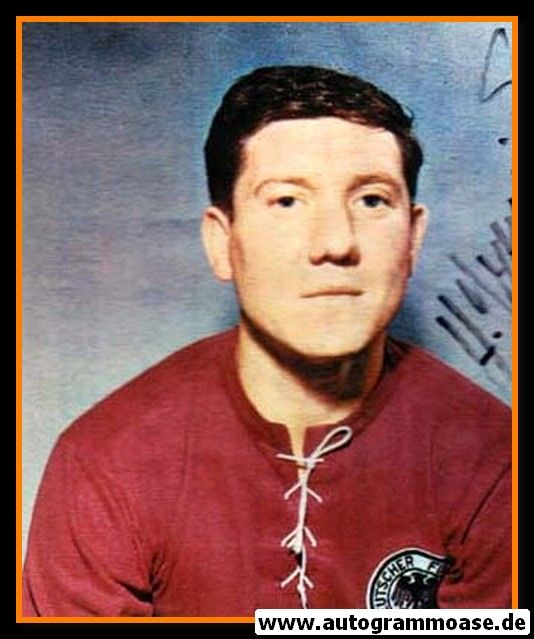 Autogramm Fussball | DFB | 1960er Foto | Horst SZYMANIAK (Portrait Color)