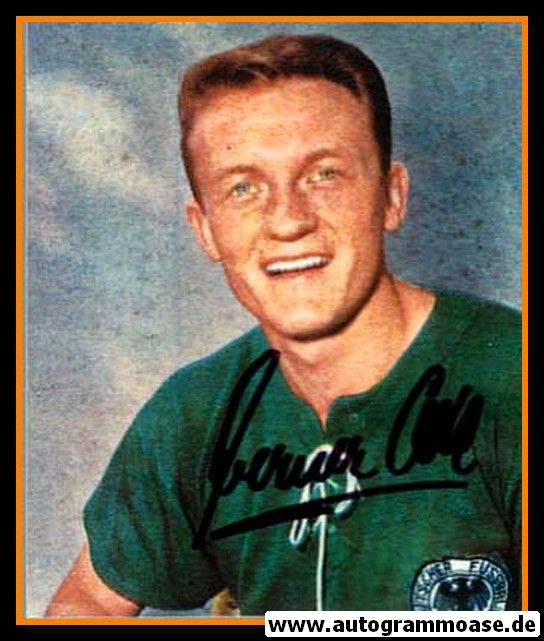 Autogramm Fussball | DFB | 1960er Foto | Werner OLK (Portrait Color)