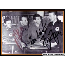 Autogramme Fussball | DFB | 1966 WM Foto | 3 AG (Haller, Schäfer, Seeler)