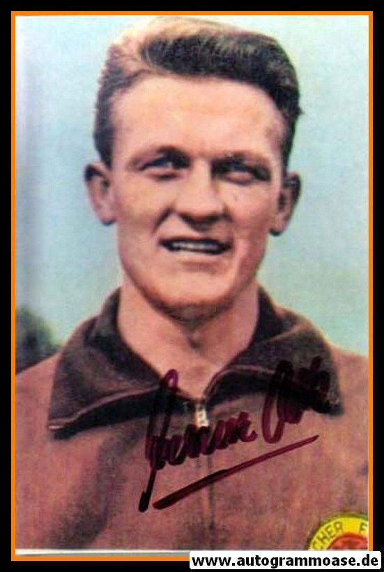 Autogramm Fussball | DFB | 1962 WM Foto | Werner OLK (Portrait Color)