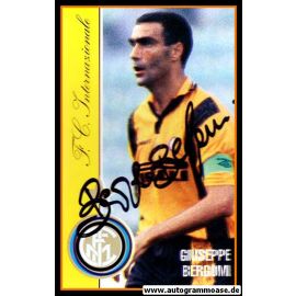 Autogramm Fussball | Inter Mailand | 1980er | Giuseppe BERGOMI (Spielszene Color) 1