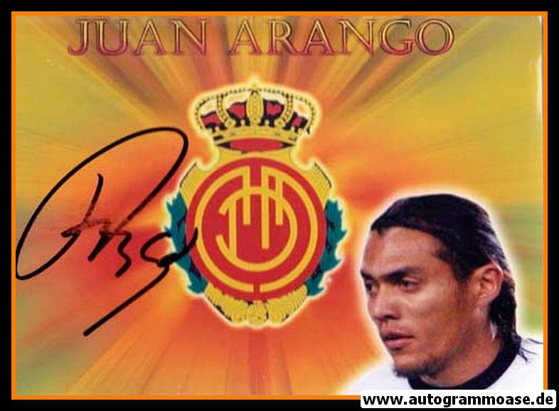 Autogramm Fussball | RCD Mallorca | 2008 Foto | Juan ARANGO (Portrait Color)