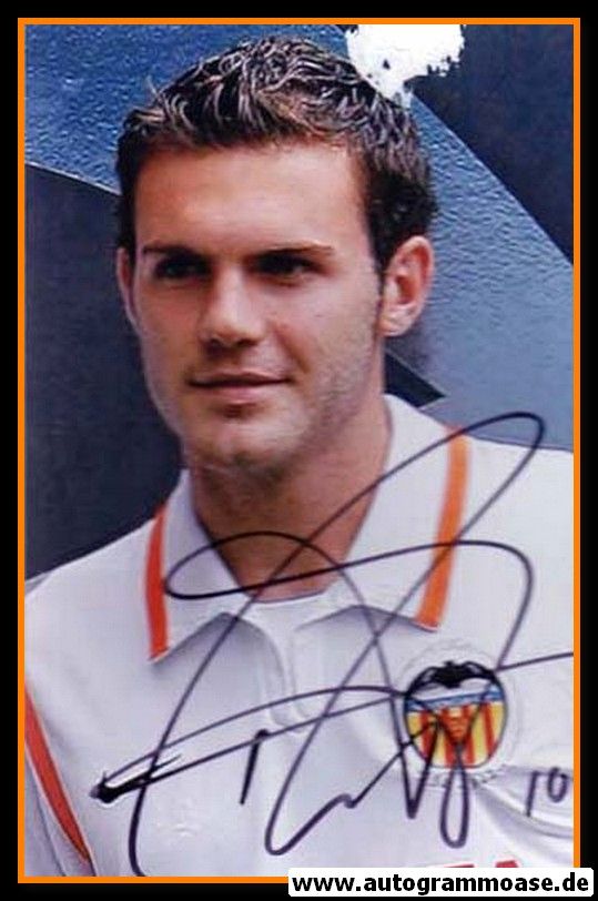 Autogramm Fussball | FC Valencia | 2009 Foto | Juan MATA (Portrait Color)