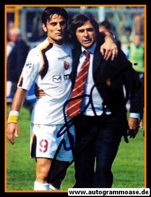Autogramm Fussball | AS Rom | 1980er Foto | Bruno CONTI (Portrait Color Trainer)