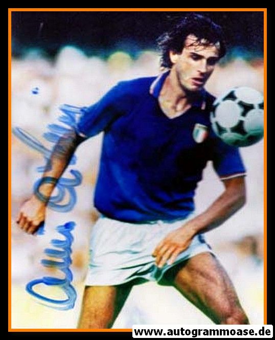 Autogramm Fussball | Italien | 1980er Foto | Antonio CABRINI (Spielszene Color)