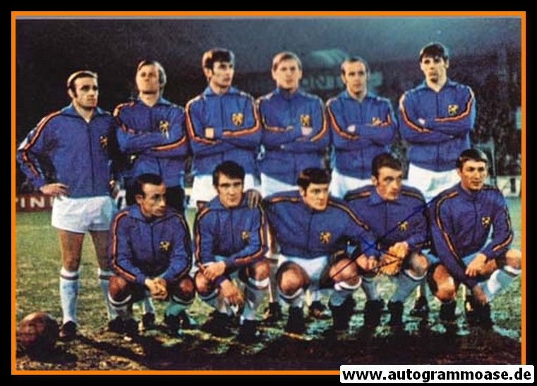 Mannschaftsfoto Fussball | Belgien | 1970 WM + AG Paul VAN HIMST