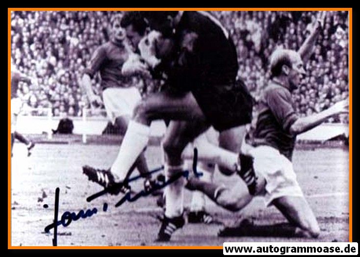 Autogramm Fussball | DFB | 1960er Foto | Hans TILKOWSKI (Spielszene SW)