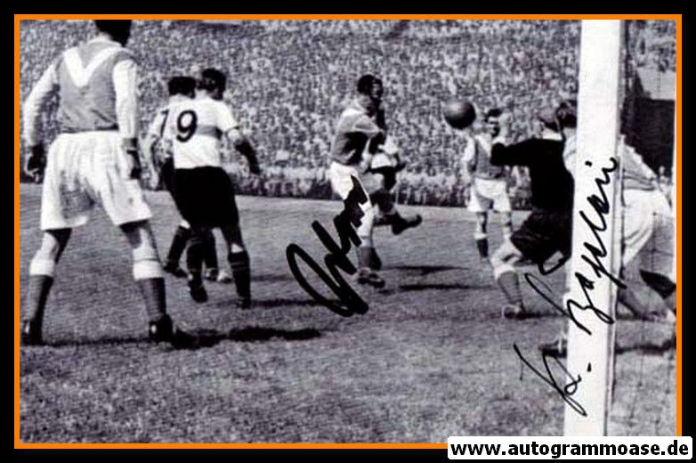 Autogramme Fussball | VfB Stuttgart | 1952 Foto + 2 AG (BÖGELEIN + WEWERS) RWE